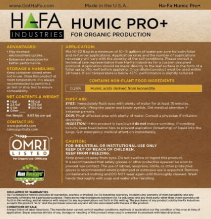 humic prop product